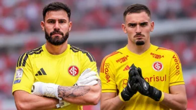 Matheus Cunha e Anthoni, goleiros do Inter