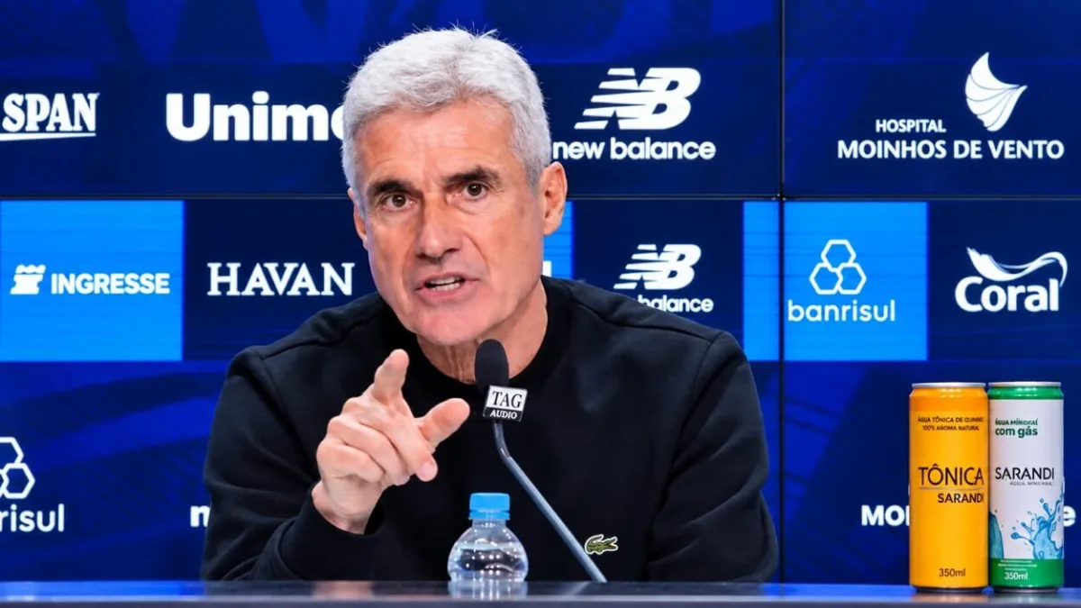 Luís Castro, treinador do Grêmio