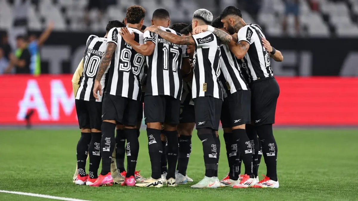 Jogadores do Botafogo