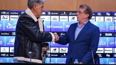 Presidente do Grêmio celebra novo patrocinador e admite preocupação se as bets acabarem Renato Portaluppi, Odorico Roman Jr