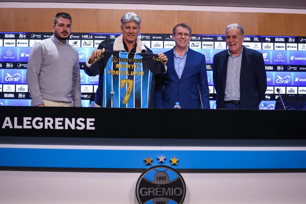 Paulo Pelaipe, Renato Portaluppi, Odorico Roman Jr