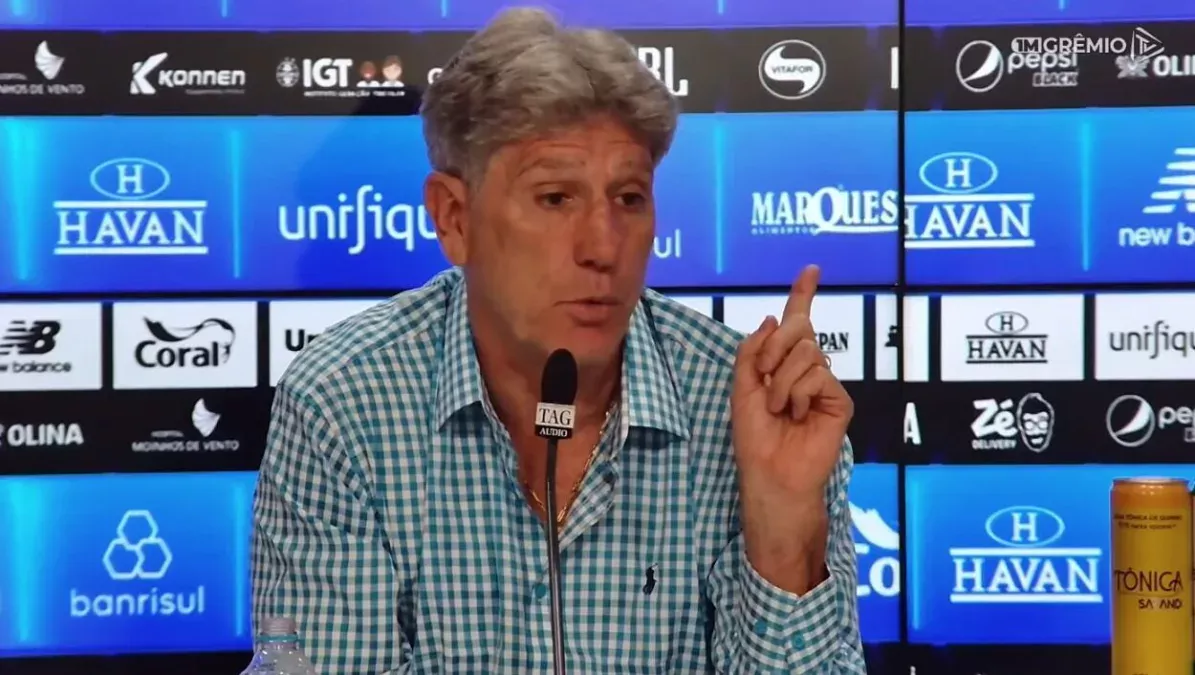 Renato Portaluppi, técnico do Grêmio — Renato Portaluppi — , técnico do Grêmio