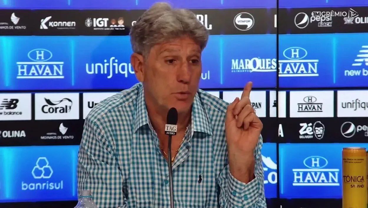 Renato Portaluppi, técnico do Grêmio — Renato Portaluppi — , técnico do Grêmio