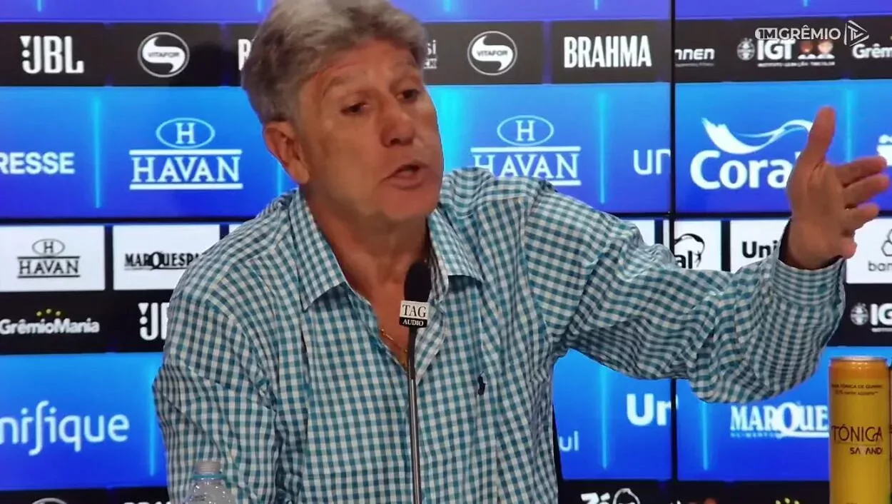 Renato Portaluppi, técnico do Grêmio — Renato Portaluppi — , técnico do Grêmio