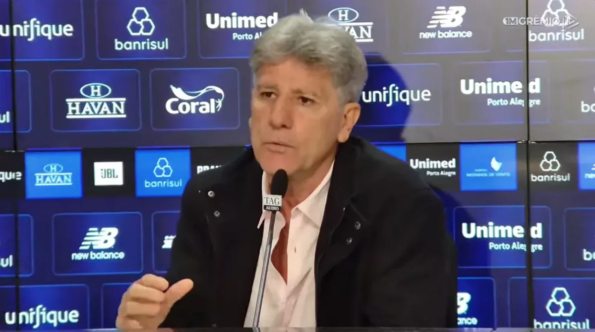 Renato Portaluppi, técnico do Grêmio