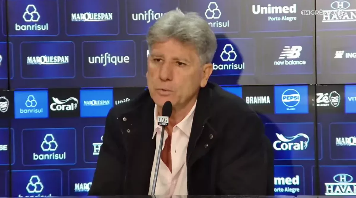 Renato Portaluppi, técnico do Grêmio