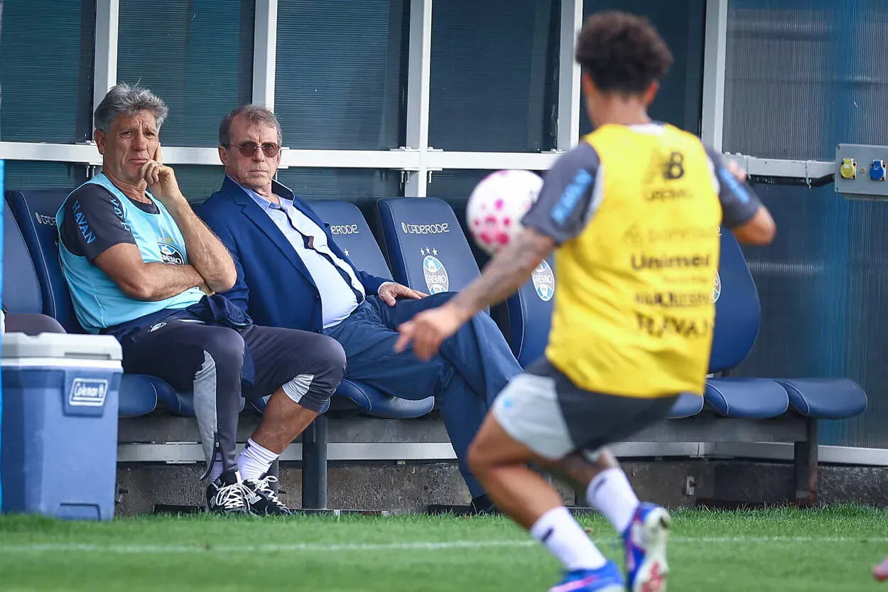 Renato Portaluppi, técnico do Grêmio