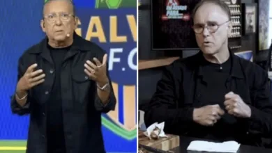 Paulo Brito revela mágoa com Galvão Bueno no passado: "Poderia ter sido gentil" Paulo Brito e Galvão
