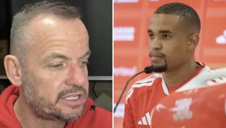 Vagner Martins – Vaguinha, jornalista; Alerrandro, atacante do Inter; e Vagner Martins – Vaguinha, jornalista — Vagner Martins - Vaguinha, jornalista; Alerrandro, atacante do Inter