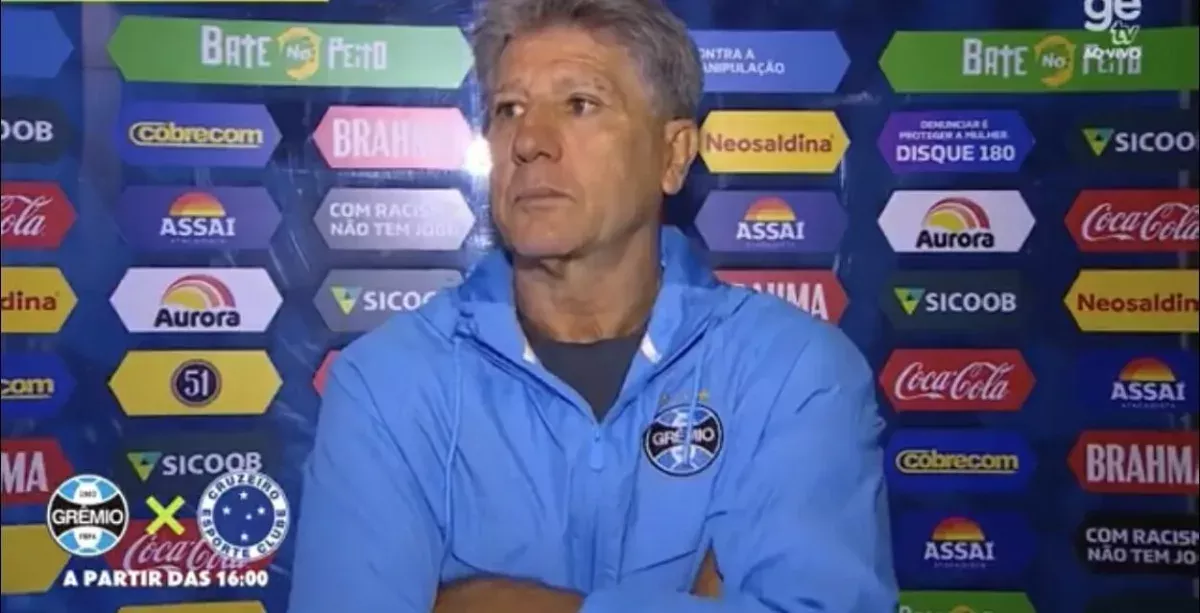 Renato Portaluppi, técnico do Grêmio