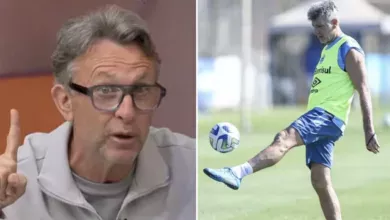 Neto perde a paciência com postura de Renato no Grêmio: "Quando ganha é DVD" Neto, ex-jogador de outro clube
