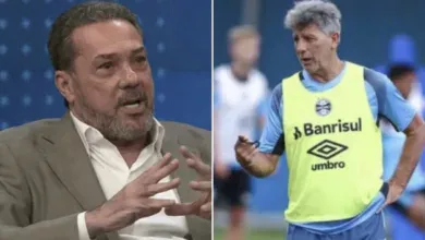 Luxemburgo sai em defesa de Renato e vê efeito positivo no Grêmio: "Ele não pipoca" Vanderlei Luxemburgo, ex-técnico do grêmio e Renato Portaluppi, técnico do Grêmio
