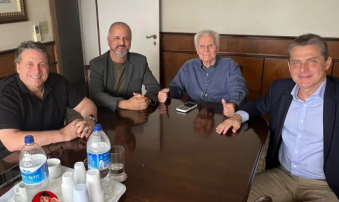 Roberto Melo, conselheiro do Inter e Delcir Sonda, conselheiro do Inter
