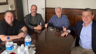 Roberto Melo tem novo encontro com Sonda e faz reunião com empresa em São Paulo Roberto Melo, conselheiro do Inter e Delcir Sonda, conselheiro do Inter