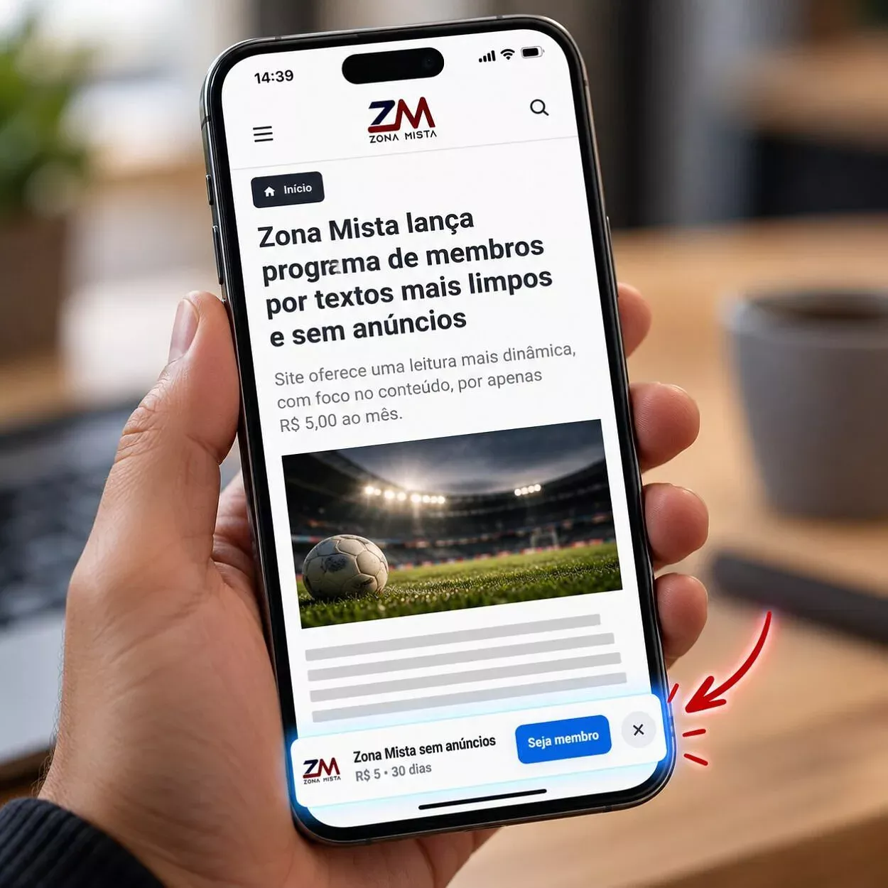 Zona Mista lança programa de Membros