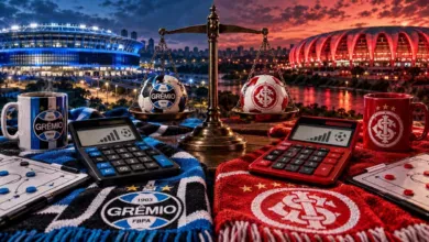 UFMG atualiza risco de rebaixamento de Grêmio e Inter e revela diferença importante Calculadora