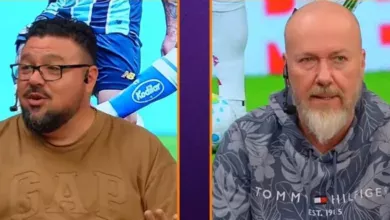Fabiano Baldasso, jornalista e Alex Bagé, jornalista