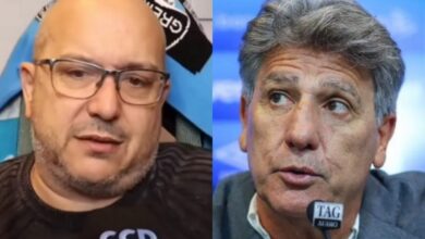 CCD interpreta recado de Renato em forte coletiva: "Quando aceitou, ele já sabia" Cesar Cidade Dias falou de Renato no Grêmio