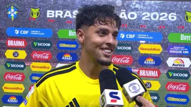 Kauan Jesus chora de emoção após brilhar pelo Inter no Beira-Rio: "Só agradecer" Kauan Jesus, goleiro do Inter