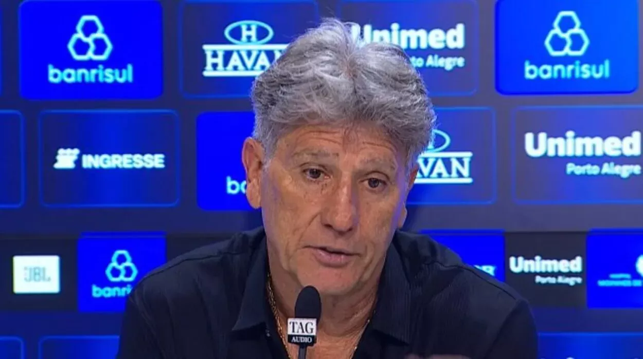 Renato Portaluppi, técnico do Grêmio