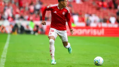CBF reconhece erro contra o Inter em recente partida válida pelo Brasileirão Braian Aguirre, lateral do Inter